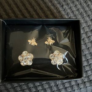 Avon Bee and Flower Stud Earring Pack